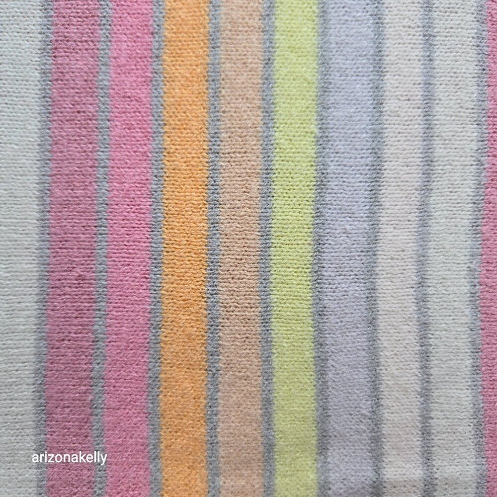 GAP Silk Knit Striped Balaclava Scarf Wrap - Picture 5 of 10